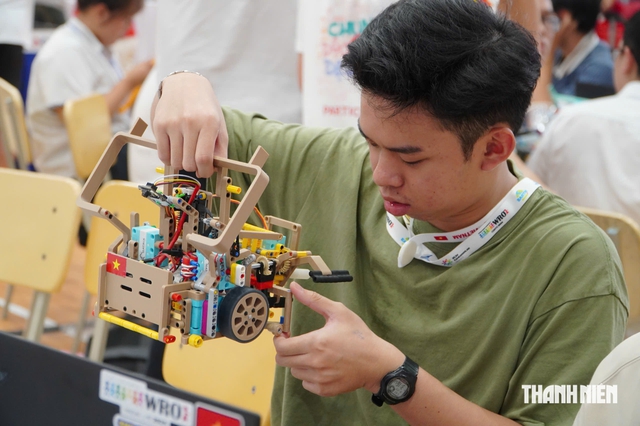 'Đại chiến' robot tại Gia Lai, giành vé thi đấu quốc tế - Ảnh 3.
