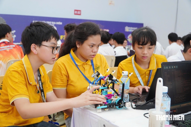 'Đại chiến' robot tại Gia Lai, giành vé thi đấu quốc tế - Ảnh 2.