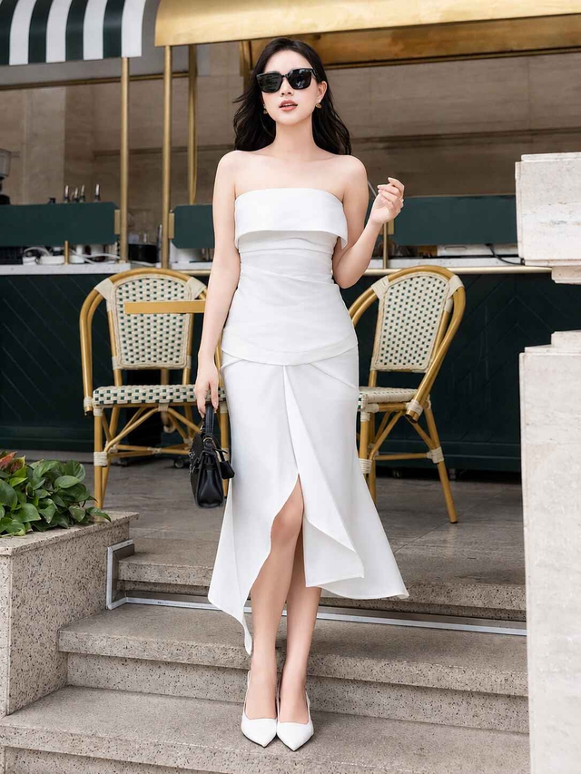 Gợi cảm, tinh tế với đầm xẻ tà- Ảnh 5.