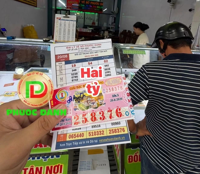 Trúng độc đắc xổ số miền Nam, hẹn đại lý đến quán cà phê nhận thưởng - Ảnh 1.