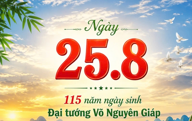 Hôm nay 25.8: Kỷ niệm 115 năm ngày sinh Đại tướng Võ Nguyên Giáp - Ảnh 1.