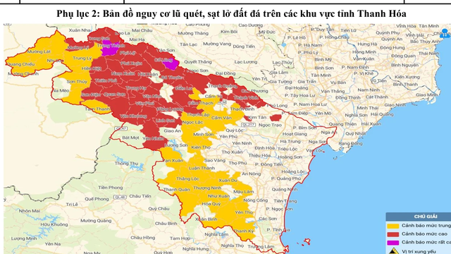 Gần 1/3 số xã ở Thanh Hóa có nguy cơ sạt lở cao - Ảnh 3.