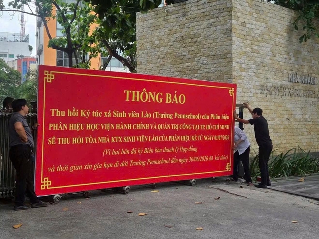 Địa điểm học bị thu hồi, đồ đạc chuyển đi, phụ huynh Trường Pennschool bức xúc - Ảnh 3.