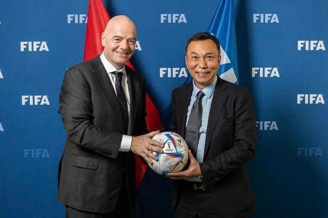 Chủ tịch FIFA có mặt ở Hà Nội trưa 26.8, lưu trú tại khách sạn sang trọng phố Lý Thái Tổ - Ảnh 1.