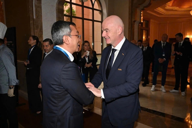 Chủ tịch FIFA có mặt ở Hà Nội trưa 26.8, lưu trú tại khách sạn sang trọng phố Lý Thái Tổ - Ảnh 3.