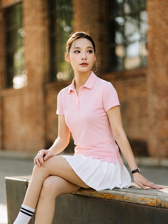 Ghi điểm năng động nhờ bộ đ&ocirc;i &aacute;o polo c&ugrave;ng ch&acirc;n v&aacute;y tennis - Ảnh 5.
