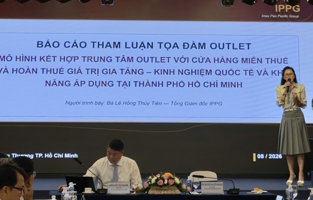 CEO Lê Hồng Thủy Tiên đề xuất cơ chế mới phát triển premium outlet tại TP.HCM- Ảnh 1.