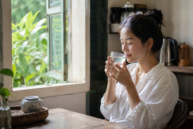 Uống nước ấm lúc nào tốt? 4 thời điểm bạn nên biết - Ảnh 1.