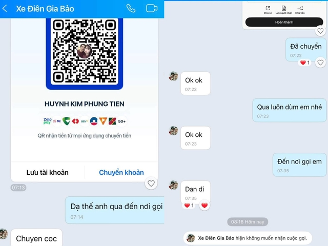 Cảnh báo lừa đảo chuyển cọc khi thuê xe tự lái qua mạng- Ảnh 1.