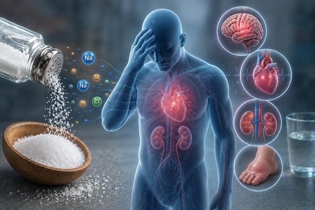 Những món ‘ẩn muối’ âm thầm gây hại cho thận và huyết áp - Ảnh 1.