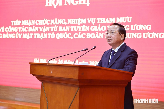 Ban Tuyên giáo T.Ư bàn giao công tác dân vận- Ảnh 1.