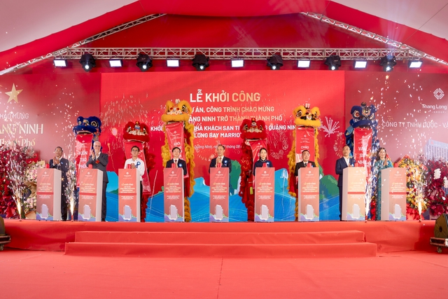 Khởi công Tòa nhà Khách sạn Thăng Long Quảng Ninh bên vịnh di sản Hạ Long- Ảnh 1.