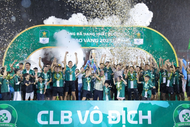 M&ugrave;a giải đầu ti&ecirc;n V-League, tự h&agrave;o đội b&oacute;ng mang tr&ecirc;n m&igrave;nh sứ mệnh th&agrave;nh phố trẻ Đồng Nai- Ảnh 1.