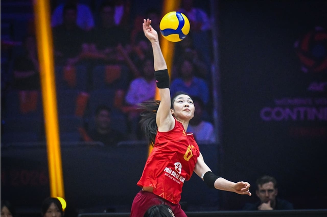 Đội tuyển Việt Nam dừng bước ở tứ kết giải bóng chuyền vô địch châu Á 2026- Ảnh 1.