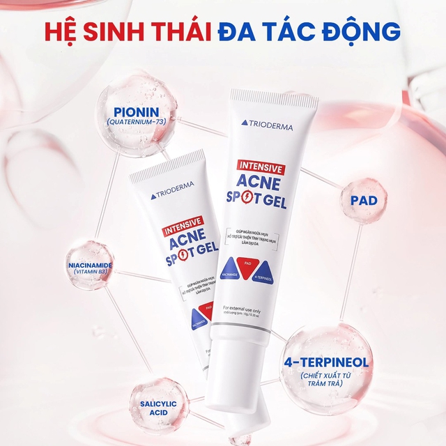 Review kem chấm mụn viêm Trioderma Intensive Acne Spot Gel thật sự hiệu quả sau lần đầu? - Ảnh 1.