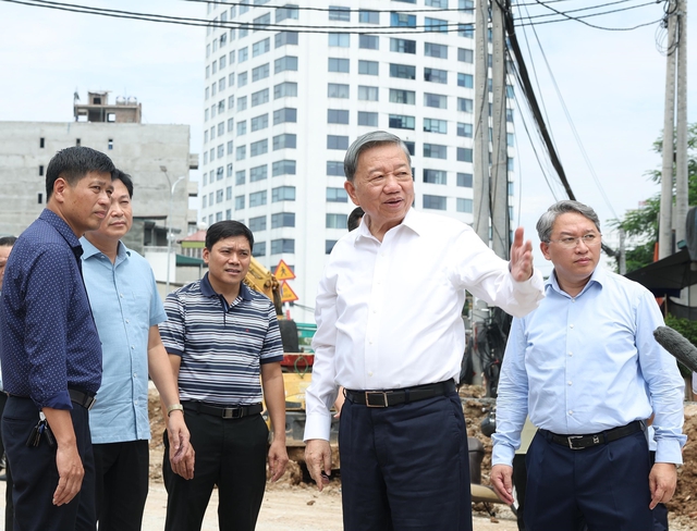 Tổng Bí thư, Chủ tịch nước: Phấn đấu sớm thông xe toàn tuyến Vành đai 1- Ảnh 1.