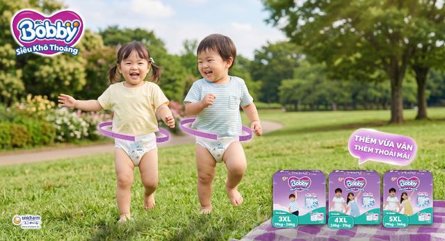 Bobby tiên phong mở rộng hệ size tã quần tới 5XL - Ảnh 1.