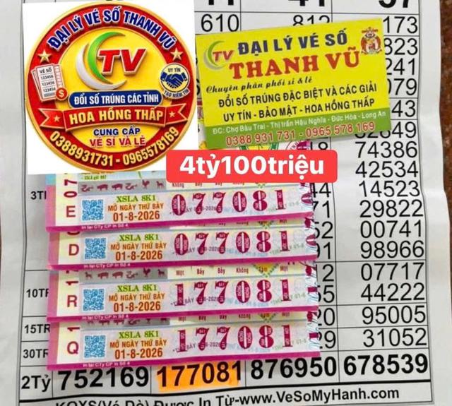 Một người trúng 4,1 tỉ xổ số miền Nam, cùng đại lý ra ngân hàng rút tiền - Ảnh 1.