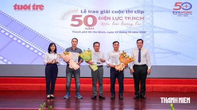 EVNHCMC trao giải cuộc thi video clip '50 năm Điện lực TP.HCM &ndash; kiến tạo tương lai". - Ảnh 3.