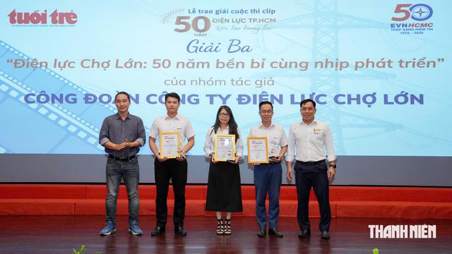 EVNHCMC trao giải cuộc thi video clip '50 năm Điện lực TP.HCM &ndash; kiến tạo tương lai". - Ảnh 6.
