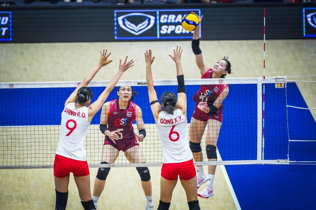 Thái Lan tạo địa chấn ở giải bóng chuyền vô địch châu Á, đoạt vé dự Olympic- Ảnh 1.