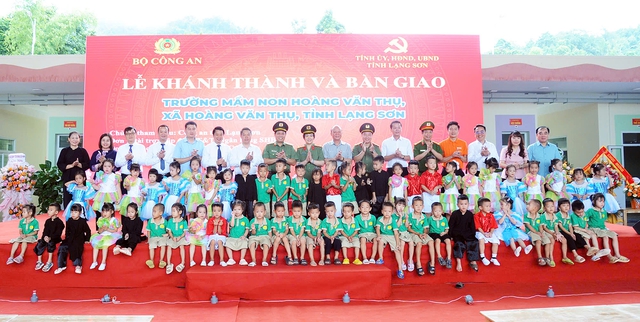 T&T Group và SHB đồng hành cùng Bộ Công an xây trường mầm non tại Lạng Sơn - Ảnh 3.