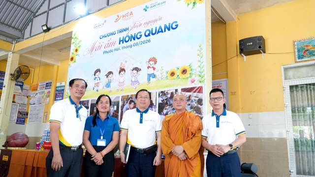 Khu Y tế Kỹ thuật cao TP.HCM mang hạnh phúc sẻ chia đến Mái ấm Hồng Quang - Ảnh 3.