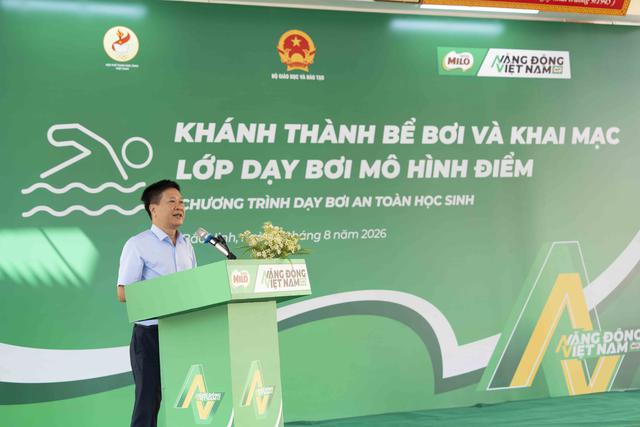 Nestl&eacute; Việt Nam tặng bể bơi cho học sinh tỉnh Bắc Ninh - Ảnh 3.