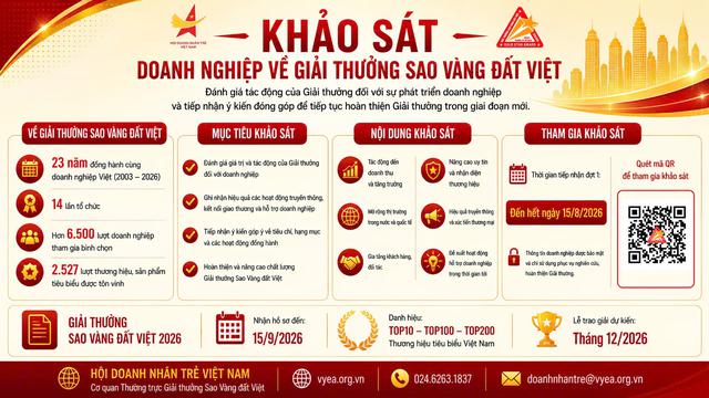 Khảo sát về giá trị Giải thưởng Sao Vàng đất Việt trên toàn quốc - Ảnh 3.