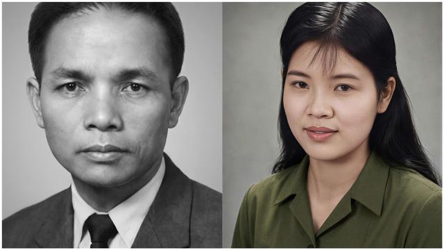 Phục dựng bức ảnh ch&acirc;n dung phụ nữ t&igrave;m thấy c&ugrave;ng h&agrave;i cốt liệt sĩ ở Quảng Ng&atilde;i- Ảnh 3.