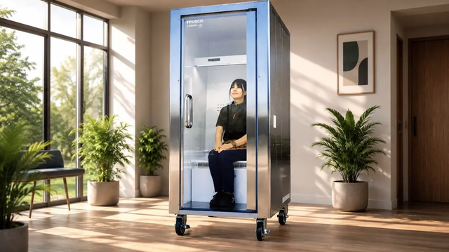 Nhật Bản sáng chế tủ lạnh chứa người - Ảnh 1.