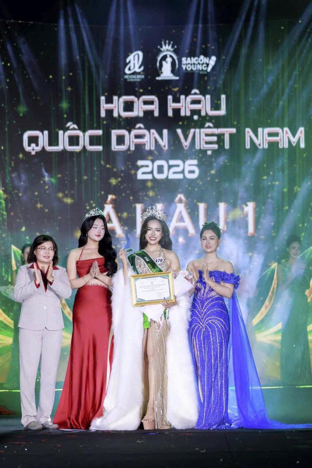 Bùi Ngọc Minh Duy đăng quang Á hậu 1 Hoa hậu Quốc dân Việt Nam 2026- Ảnh 1.