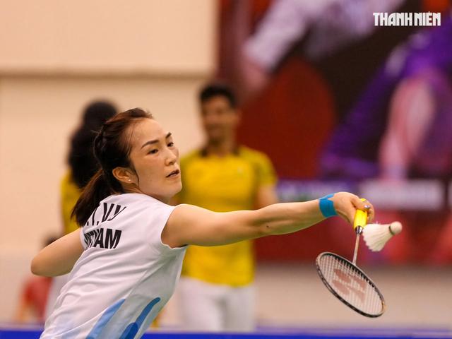 Bà xã tay vợt Nguyễn Tiến Minh chơi thăng hoa ở giải cầu lông Hàn Quốc Masters- Ảnh 1.