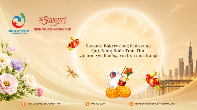 Savouré Bakery cùng Quỹ Nâng Bước Tuổi Thơ gửi trọn yêu thương mùa trăng - Ảnh 1.
