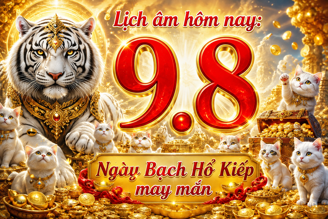 Lịch &acirc;m h&ocirc;m nay 9.8: Ng&agrave;y Bạch Hổ Kiếp, d&acirc;n gian quan niệm may mắn - Ảnh 1.