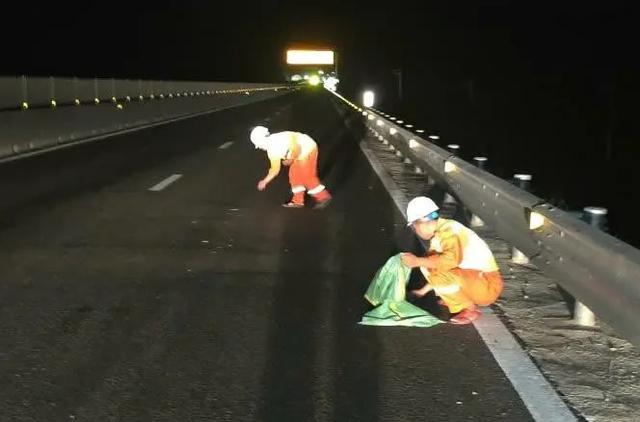 Hàng loạt xe bị đâm thủng lốp trên cao tốc Quảng Ngãi - Quy Nhơn- Ảnh 1.