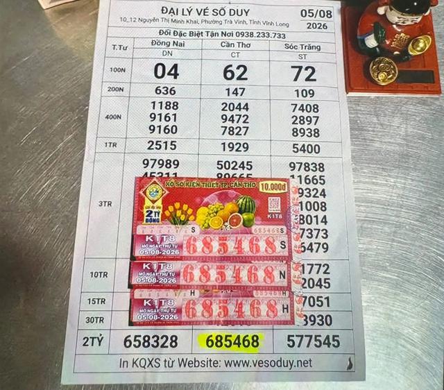 Người đàn ông trúng độc đắc 3 vé xổ số miền Nam, nhận 1,6 tỉ tiền mặt - Ảnh 1.