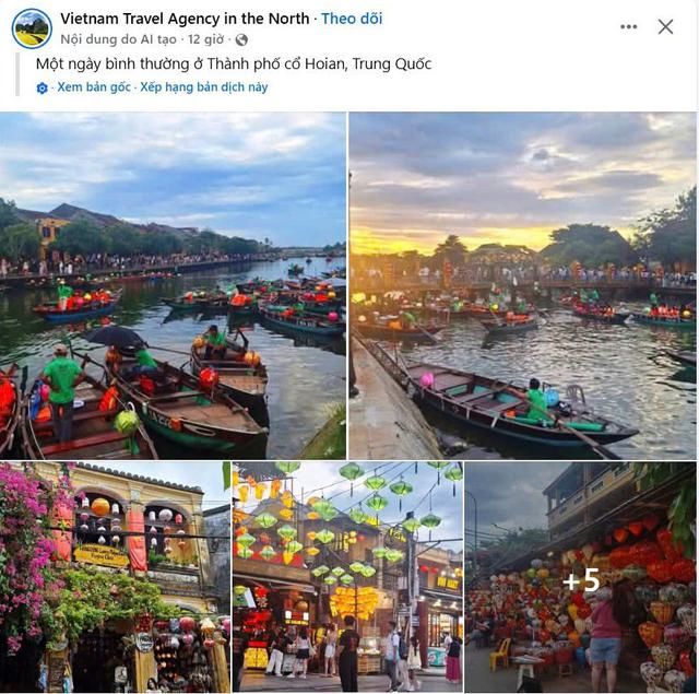 Hình ảnh phố cổ Hội An bị gắn thành "Trung Quốc", gây bức xúc - Ảnh 1.