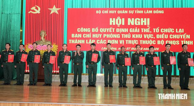 Bộ Chỉ huy quân sự tỉnh Lâm Đồng thành lập 3 đơn vị mới- Ảnh 1.