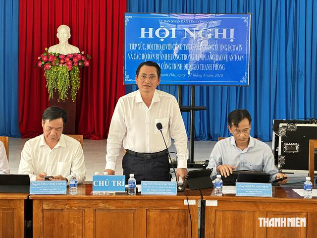 Người dân cho rằng điện gió làm chết thủy sản, giảm năng suất hoa màu - Ảnh 1.