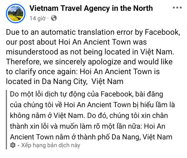 Vietnam Travel Agency in the North n&oacute;i g&igrave; khi h&igrave;nh ảnh Hội An gắn 'ở Trung Quốc'?- Ảnh 3.