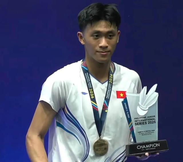 Cầu lông Việt Nam đoạt 1 HCV, 2 HCB ở giải trẻ quốc tế Philippines 2026 - Ảnh 1.