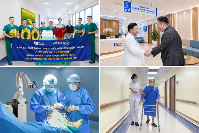 Bệnh viện T&acirc;m Anh 'ph&aacute; kỷ lục' thay khớp phức tạp bằng 'si&ecirc;u robot' AI - Ảnh 1.