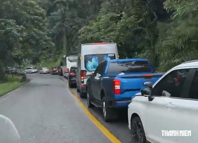 Khẩn trương giải tỏa c&acirc;y đổ tr&ecirc;n đ&egrave;o Bảo Lộc v&agrave; sạt lở tr&ecirc;n đ&egrave;o Con &Oacute;- Ảnh 2.