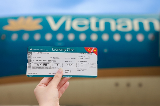 Giai điệu Quốc kh&aacute;nh vang l&ecirc;n ở độ cao 10.000 m&eacute;t tr&ecirc;n chuyến bay Vietnam Airlines- Ảnh 2.