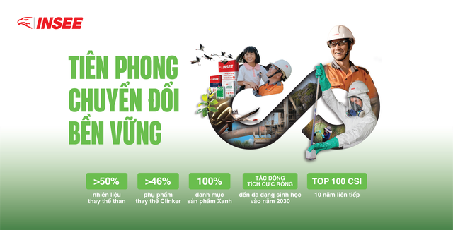 INSEE Việt Nam kiên định hành trình xanh hóa sản xuất, kiến tạo giá trị bền vững - Ảnh 1.
