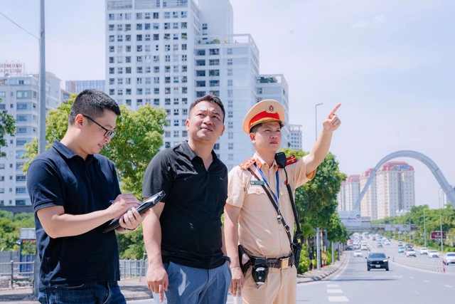 Sẽ phạt nguội chạy qu&aacute; tốc độ, vi phạm khoảng c&aacute;ch an to&agrave;n tr&ecirc;n cầu Nhật T&acirc;n- Ảnh 1.