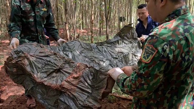 Phát hiện thêm 4 hài cốt liệt sĩ ở xã Dân Hoá cùng nhiều di vật- Ảnh 2.