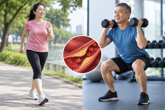 Mỡ m&aacute;u cao: Đi bộ chưa đủ, h&atilde;y th&ecirc;m b&agrave;i tập n&agrave;y - Ảnh 1.