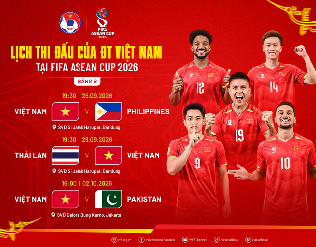 VFF lần đầu lên tiếng về lịch thi đấu đội tuyển Việt Nam tại FIFA ASEAN Cup, giờ quá đẹp- Ảnh 2.